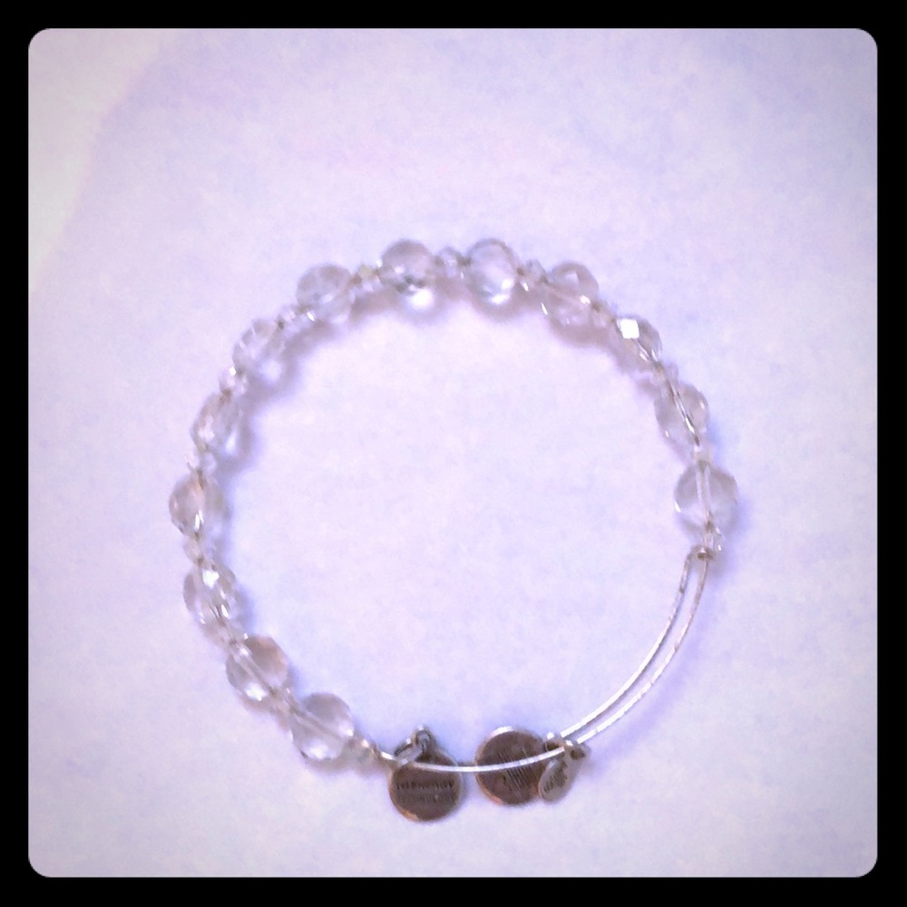 Alex + Ani silver beaded bracelet